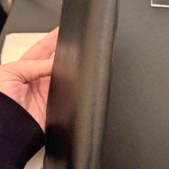 Kate Spade Black Double compartments Wristlet NWT with Gold Heart Keychain NWOT - Picture 6 of 6